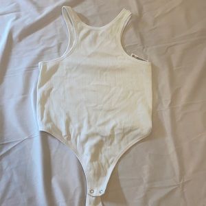 White fitted bodysuit size s/m
